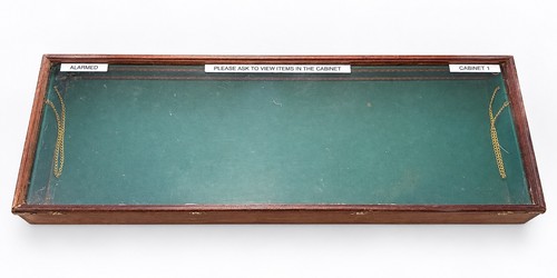 Vintage lockable wooden glass - vintage,
