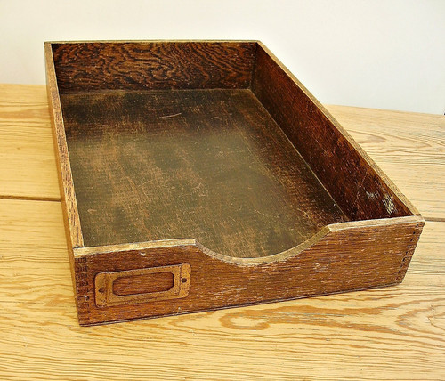 Old oak desktop filing - desktop,