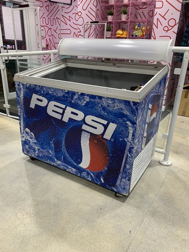 Pepsi chest fridge pos retail - chest,